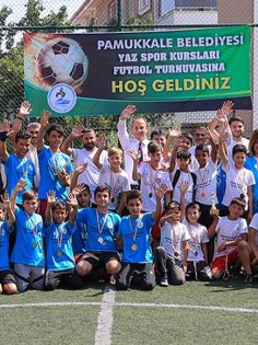 PAMUKKALE’DE YAZ SPOR KURSLARI SONA ERDİ