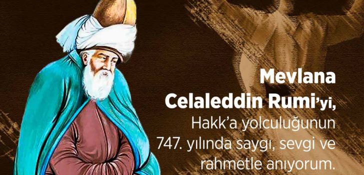 BAŞKAN ÖRKİ’DEN HZ. MEVLANA’YI ANMA MESAJI