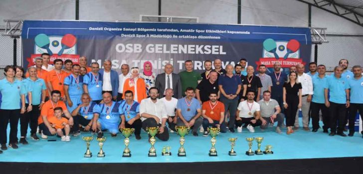 OSB 5. MASA TENİSİ TURNUVASI ŞAMPİYONU BELLİ OLDU