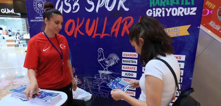 SPOR OKULLARI TANITIM STANDI AÇILDI