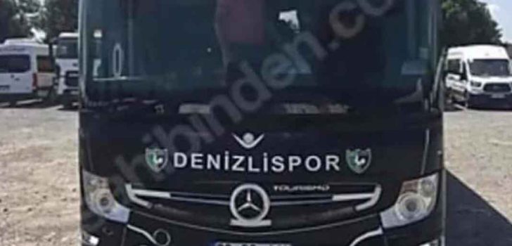 DENİZLİSPOR OTOBÜSÜ İNTERNETTEN SATIŞA ÇIKARTILDI