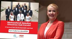 MERKEZEFENDİ BELEDİYE ORKESTRASI HALK KONSERİ VERECEK