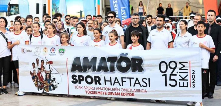 AMATÖR SPOR HAFTASI BAŞLIYOR