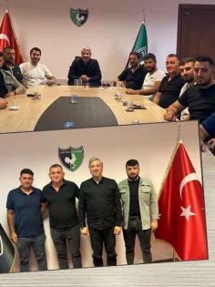 DENİZLİSPOR TARAFTAR LİDERLERİYLE BİR ARAYA GELDİ